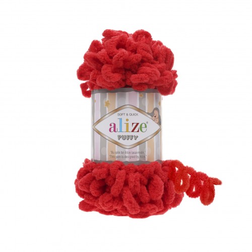 Alize Puffy 56 Červená